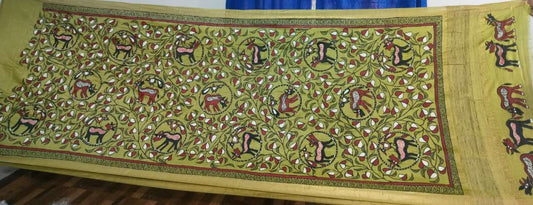 Sohrai Khovar Tussar Munga Silk Saree Style 7