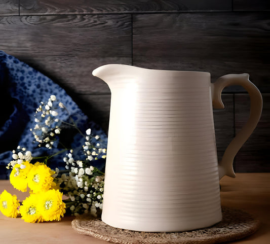 Speckled White Jug