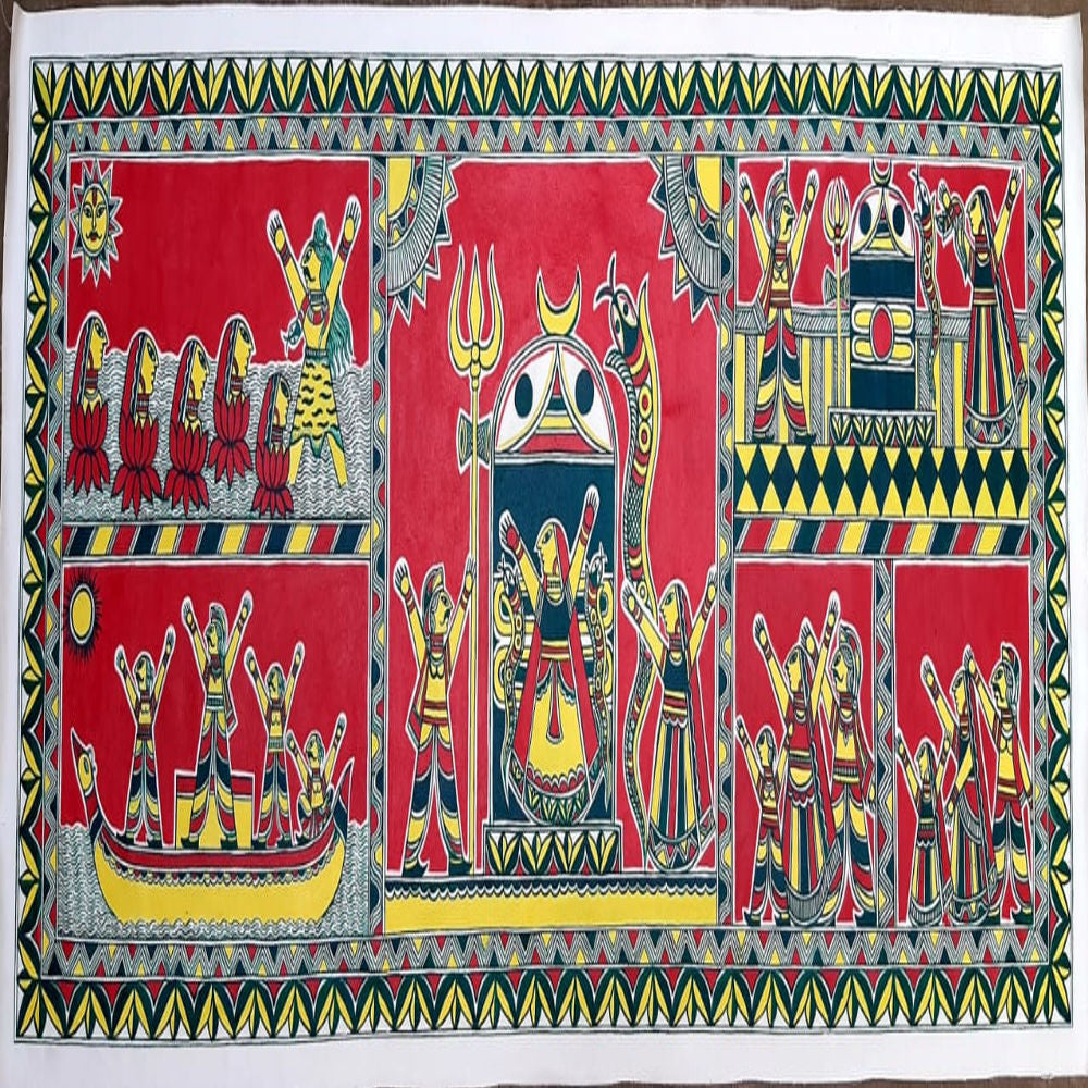 Spiritual Manjusha Painting