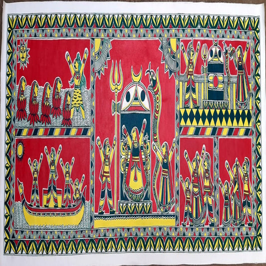 Spiritual Manjusha Painting