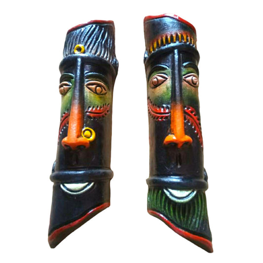 Thirukkanur Black Face cut edged Wall Hanging