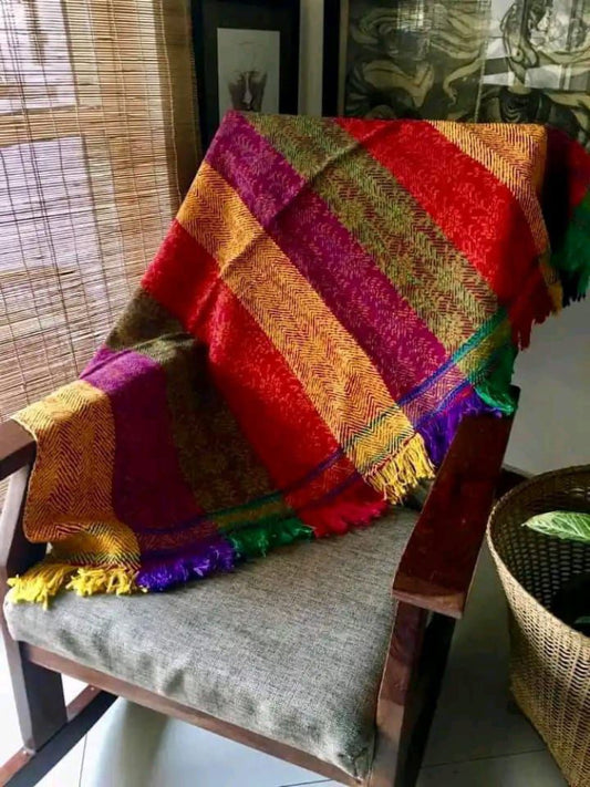 Throw Beautiful Kheta Embroidery