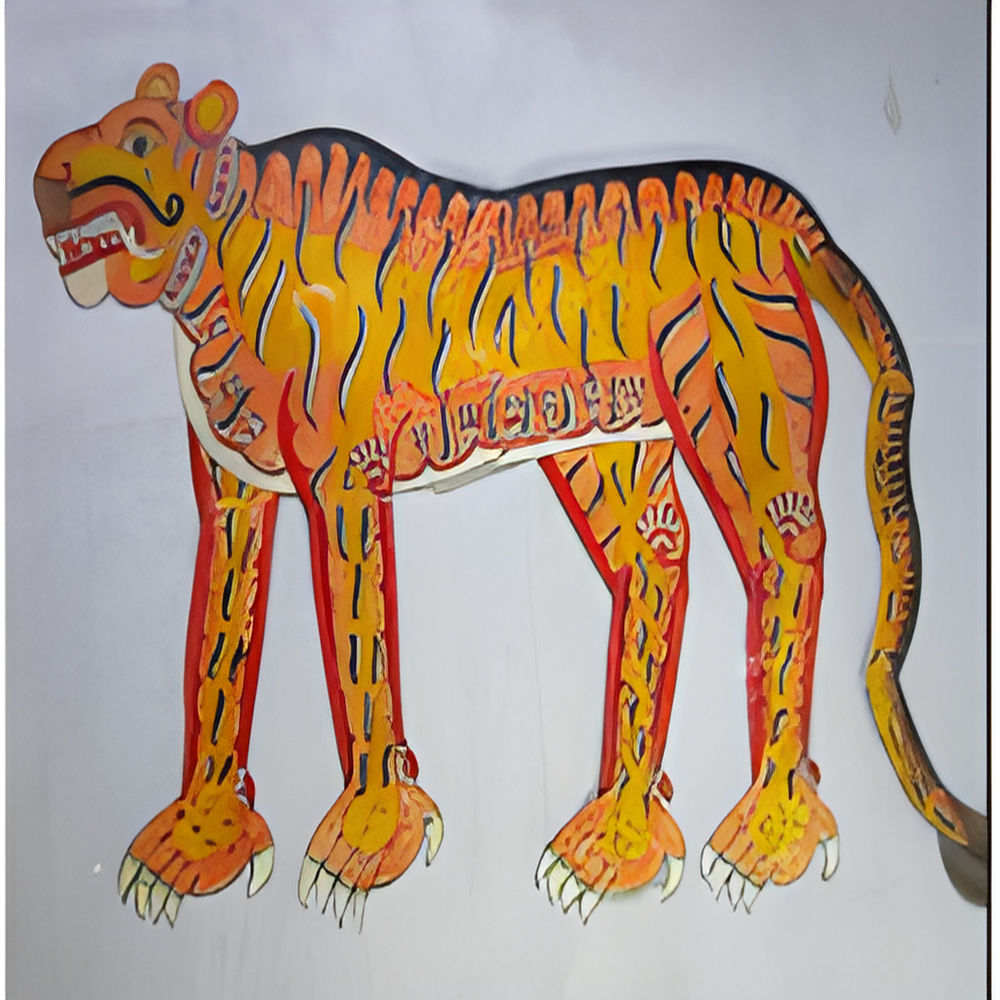 Tiger Leather Puppet (2 ft)