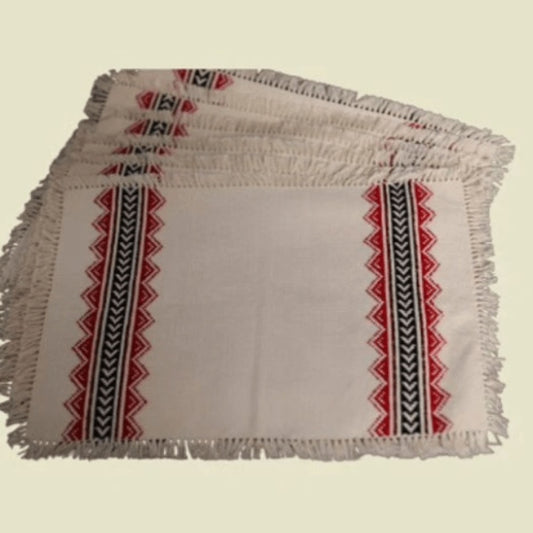 Toda Embroidered Place Mats -Set of 6