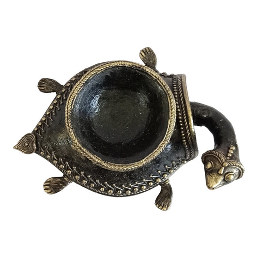 Tortoise Candle Stand Metal Craft