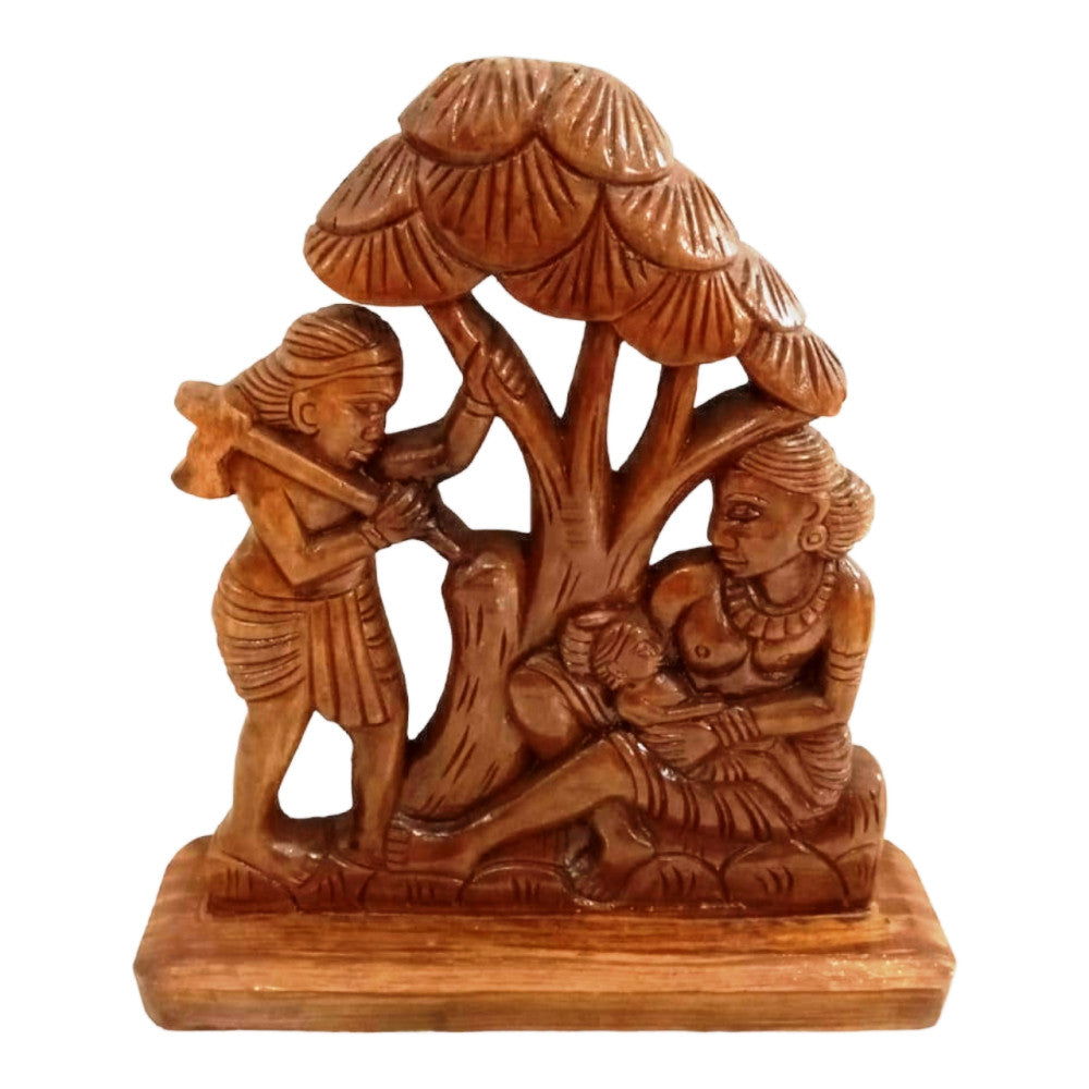 Tribal Family under a Tree