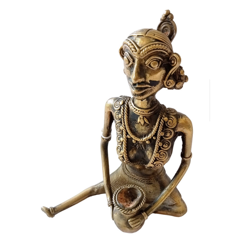 Tribal Man holding a pot