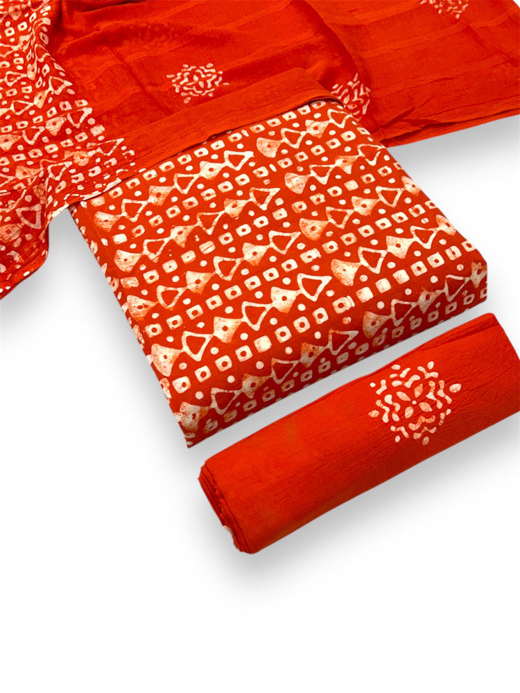 Ujjain Batik Print Suite & Dress Materials Style 2