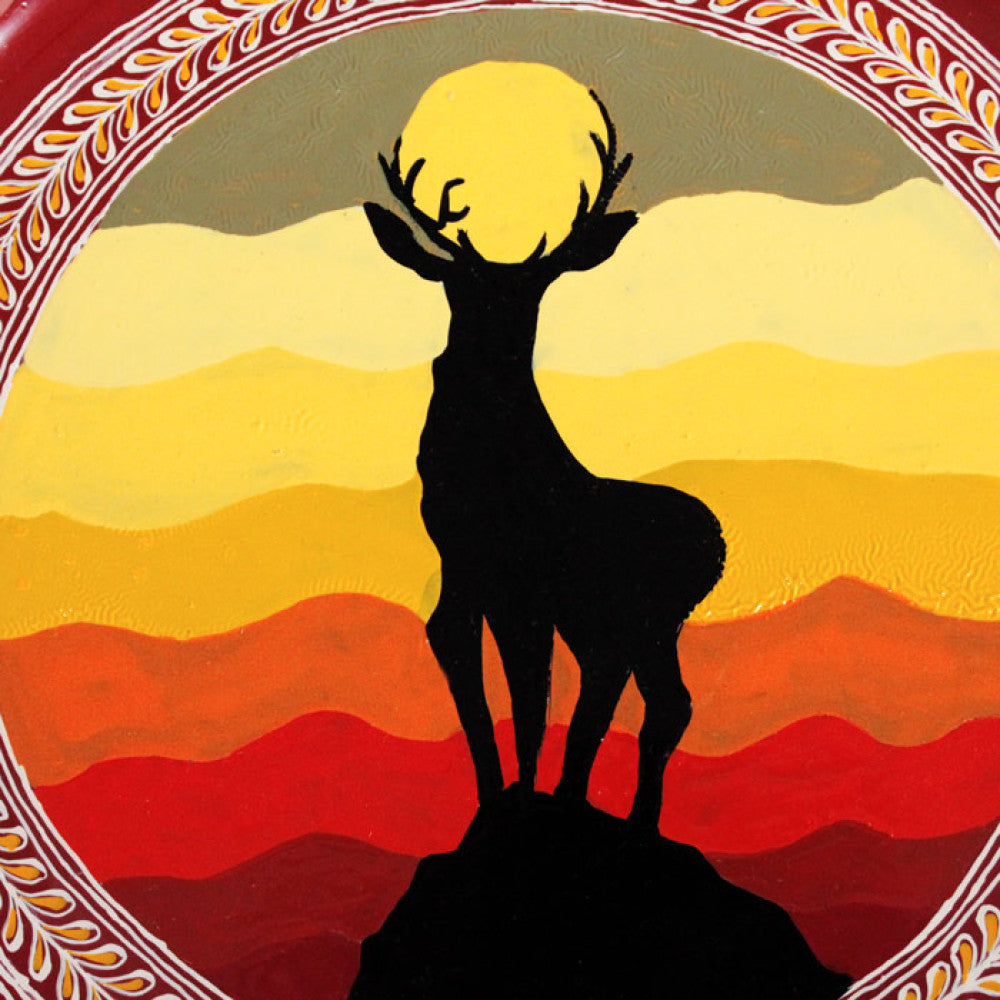 Uttarakhand Aipan Art Plate