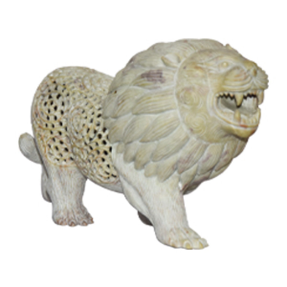 Varanasi Soft Jaali Work Lion Showpiece
