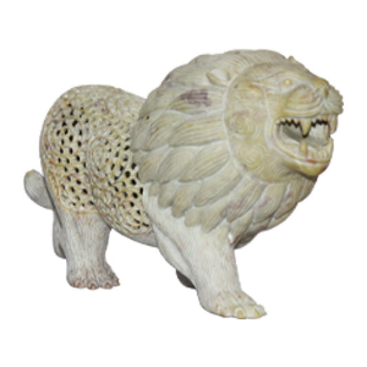 Varanasi Soft Jaali Work Lion Showpiece