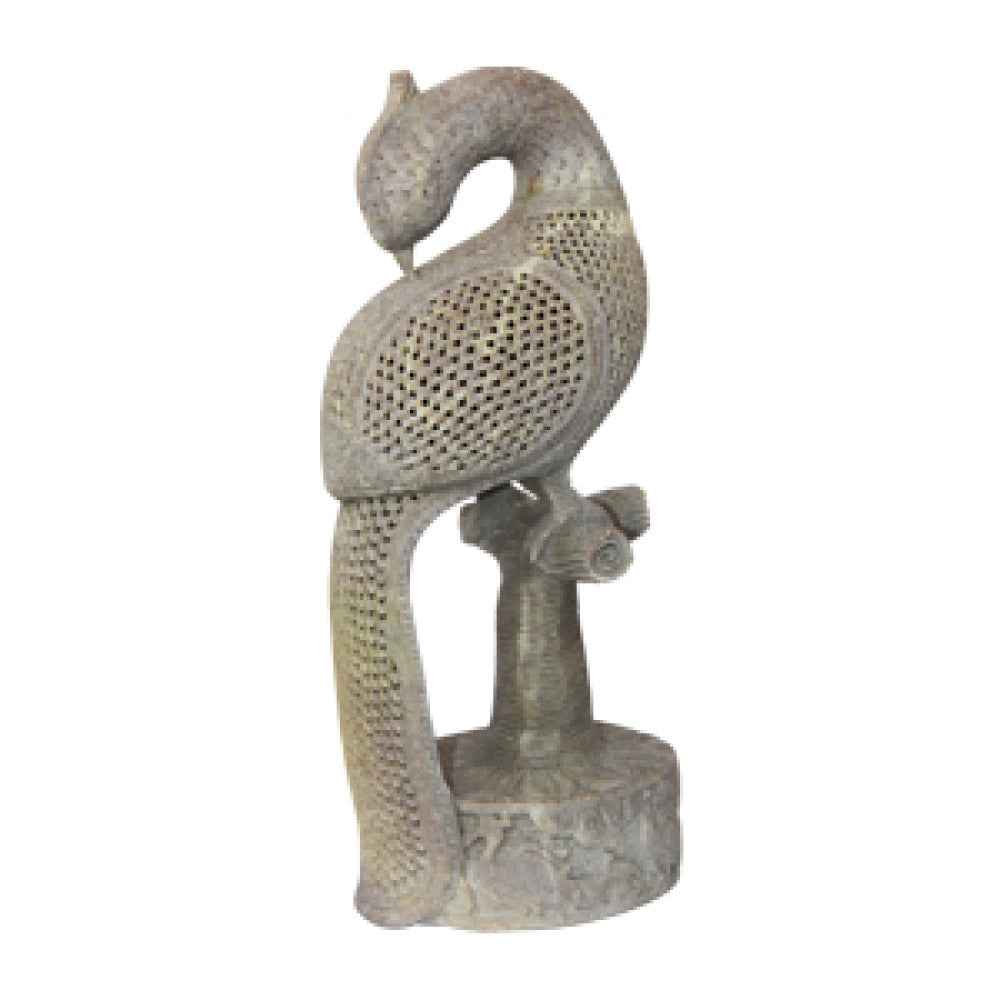 Varanasi Soft Jaali Work Peacock Showpiece