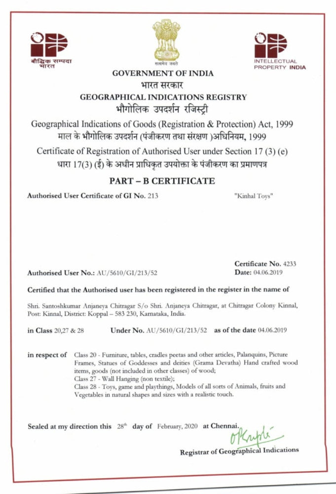 Wall hanging with the Duck Hand painted