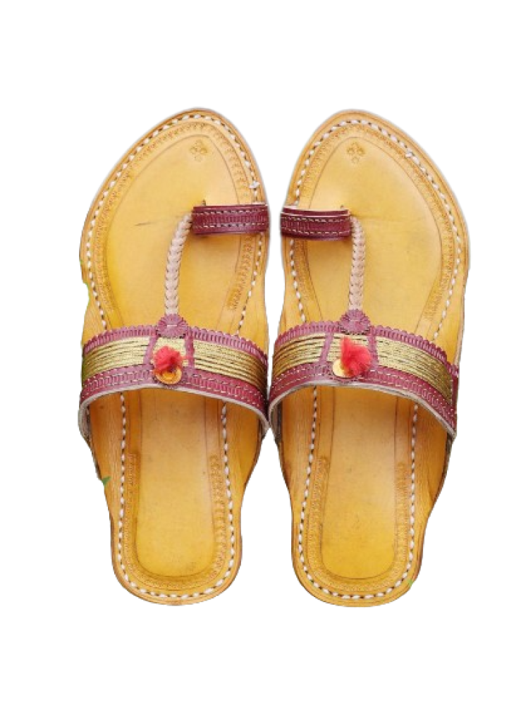 Women - Yellow Chappal (I)
